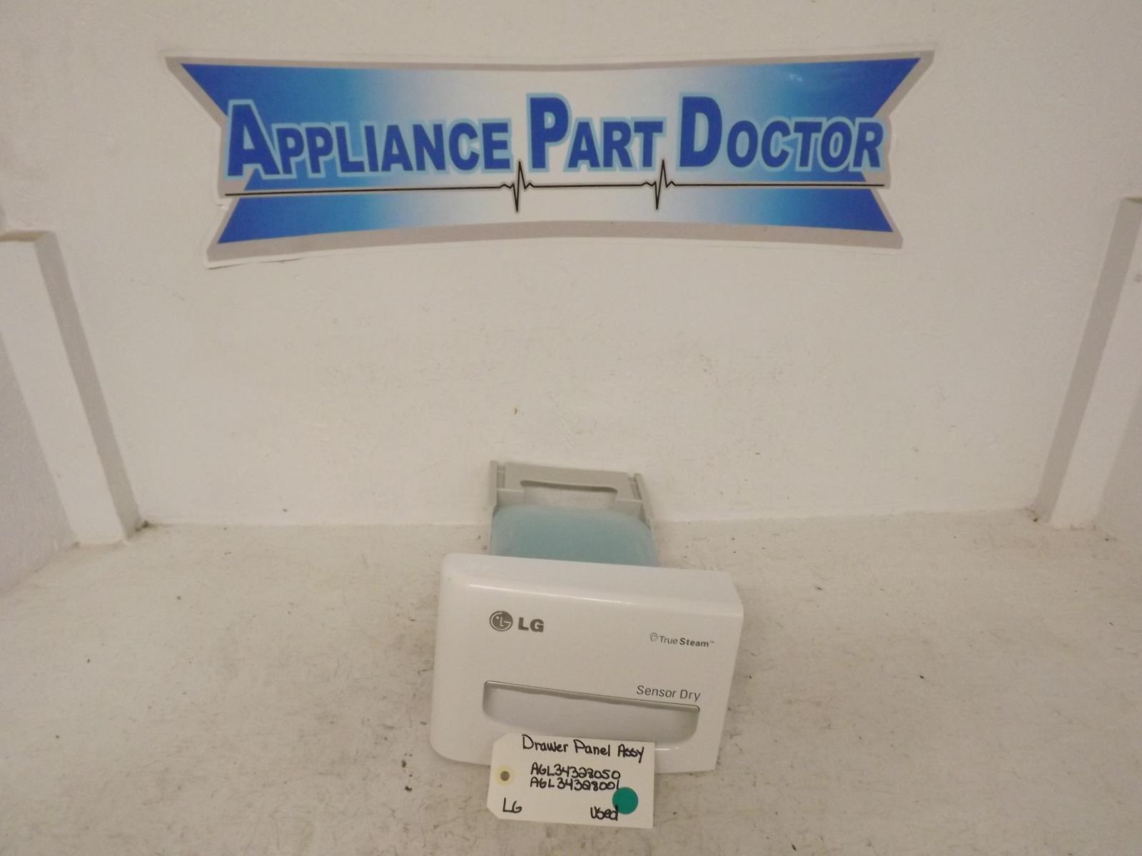 LG Dryer AGL34328050 AGL34328001 Drawer Panel Assy Used LG Dryer AGL34328050 AGL34328001 Drawer Panel Assy Used